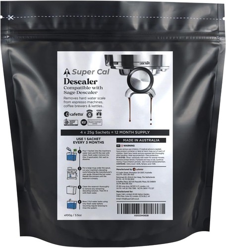 Sage descaler 4x25g coffee - sage,